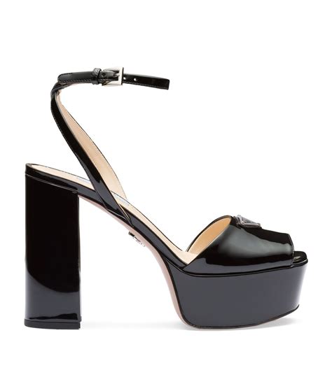 sabot prada patent leather|PRADA Patent Leather Slide Sandals for Women for sale .